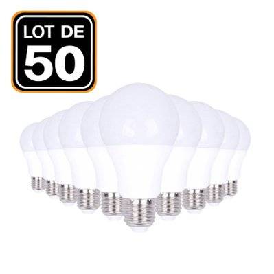 50 Ampoules LED E27 20W 6000K Blanc Froid Haute Luminosité - 2088 - 7061118135322