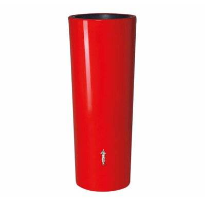 Récupérateur d'eau de pluie 2 en 1 Color 350L avec bac à fleur - Rouge - Garantia - 3984 - 4023122198888