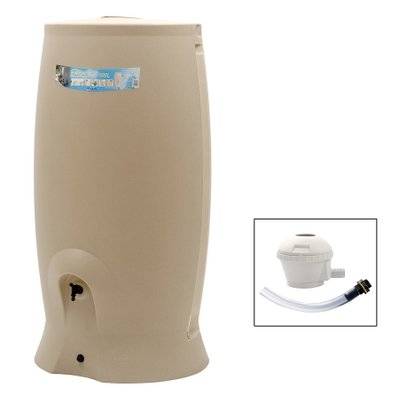 Récupérateur d'eau de pluie 1000 L rotomoulé RECUP'O + Kit Collecteur - Eda - 16866 - 3086960186838