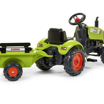 Tracteur enfant Claas Arion 410 avec remorque 2 à 5 ans - Falk - Brico Privé