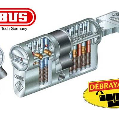Cylindre ABUS BRAVUS 2000 30x60mm - AB161 - 4058391181682