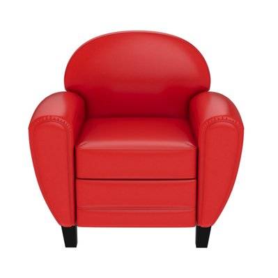 Fauteuil Club rouge - 846 - 3760222581011