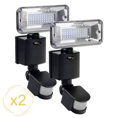 Projecteur solaire LED EZIlight® Solar pro 1 - Pack de 2 lampes - 3760190146038 - 3760190146038