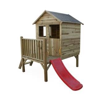 Maisonnette en bois  2m² - Magnolia - cabane pour enfant en pin autoclave