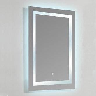 Miroir lumineux de salle de bain Rectangle - Rétro-éclairage LED - 60x80 cm - Connec't 60
