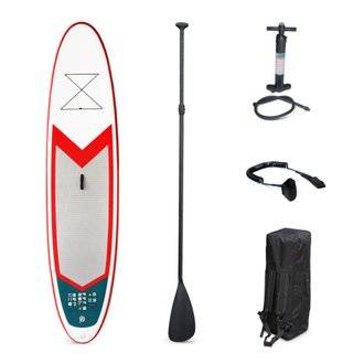 Stand Up Paddle Gonflable – Pablo 10'10" - 15cm d'épaisseur - Pack stand up paddle gonflable (SUP) avec pompe haute pression