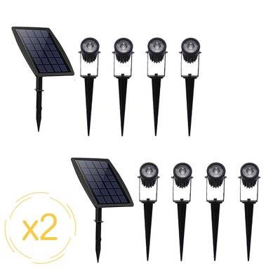 Projecteurs solaires EZIlight® Solar multi spot - 2 packs de 4 lampes - 3760190146656 - 3760190146656