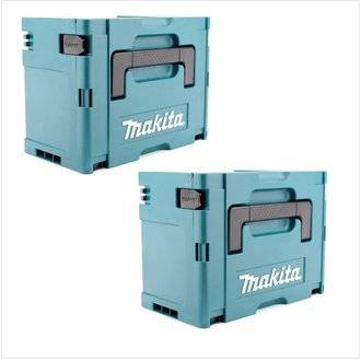 Makita set de 2 x Boîtiers de transport Makpac 3