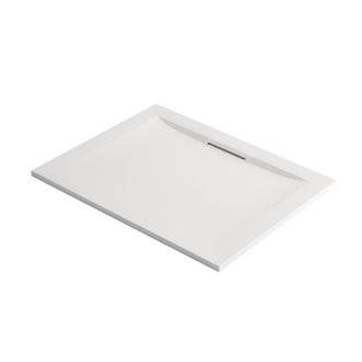 Receveur 100 x 80 Flight Pure acrylique rectangle blanc