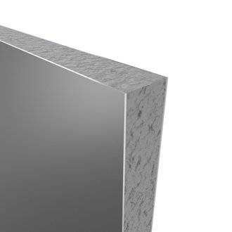 LOT de 5 Panneaux Muraux pour salle de bains en Aluminium Gris - 90x210cm -  WALL'IT - Aurlane