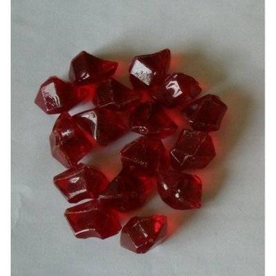 Pierres décoratives en fibre de verre rouge - 49254 - 3760176960184