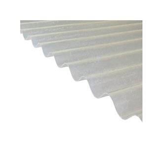 Plaque polyester ondulée (PO 76/18) L : - 3m l : - 90cm