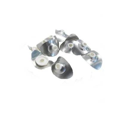 Plaquette ovale étanche pour plaque ondulée (x100) Aluminium - 90_313 - 3068752600029