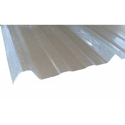 Plaque type bac acier 1045 en polyester Translucide, l : 105 cm, L : 300 cm - 246_819 - 3068752009228