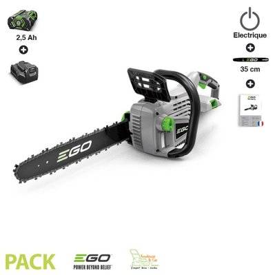 Pack tronconneuse électrique Ego Power+ CS1401E prêt à l'emploi - PACK-CS1401E - 3570523581678