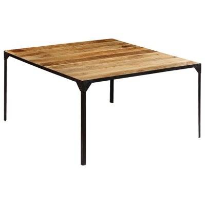 Table de salon salle à manger design 140 cm bois de manguier massif 0902145 - 0902145 - 3001958645241