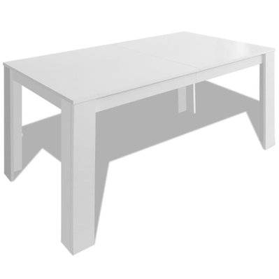 Table de salon salle à manger design 140 cm blanc 0902143 - 0902143 - 3002270518992