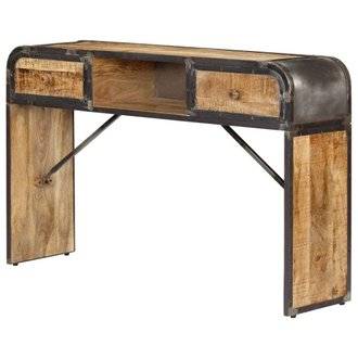 Buffet bahut armoire console meuble de rangement 120 cm bois de manguier massif 4402200