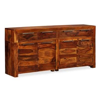 Buffet bahut armoire console meuble de rangement bois massif de sesham 160 cm 4402094 - 4402094 - 3001430012714