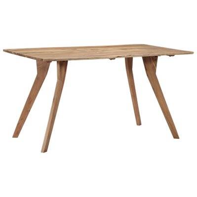 Table de salon salle à manger design 140 cm bois d'acacia massif 0902150 - 0902150 - 3001967810265