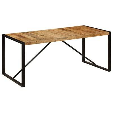Table de salon salle à manger design 180 cm bois de manguier solide 0902278 - 0902278 - 3000124191308