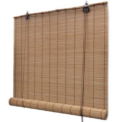 Store enrouleur bambou brun 150 x 220 cm fenêtre rideau pare-vue volet roulant 4102150 - 4102150 - 3000538456888
