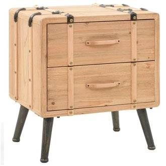 Table de nuit chevet commode armoire meuble chambre bois de sapin massif 50 x 35 x 57 cm 1402137