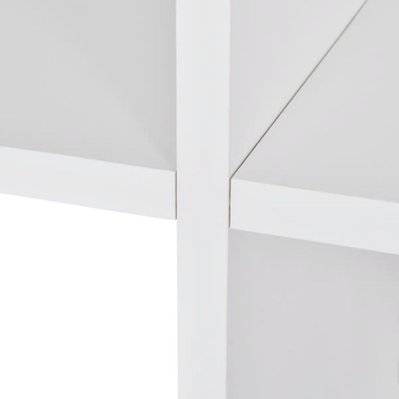 Étagère armoire meuble design bibliothèque/étagère 107 cm blanc 2702015/2 - 2702015/2 - 3001581329778