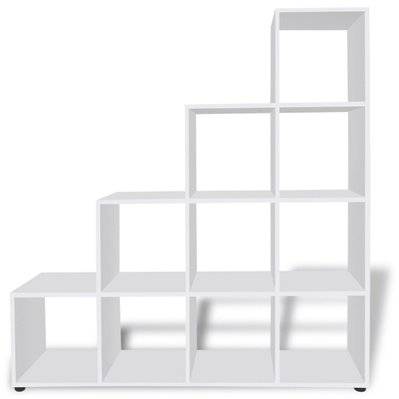 Étagère armoire meuble design bibliothèque/étagère 142 cm blanc 2702013/2 - 2702013/2 - 3001581657000