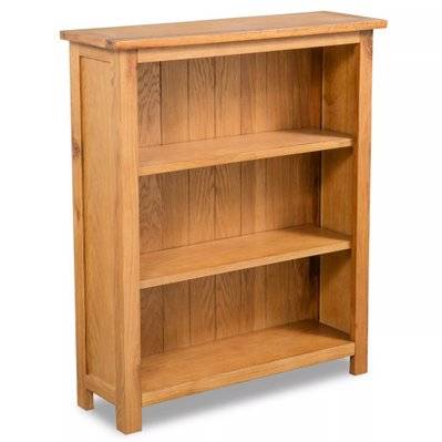 Étagère armoire meuble design bibliothèque 82cm bois de chêne massif 2702020/2 - 2702020/2 - 3001580236411