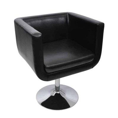 Fauteuil siège tabouret lounge club design moderne réglable noir 1102021/3 - 1102021/3 - 3000140041304