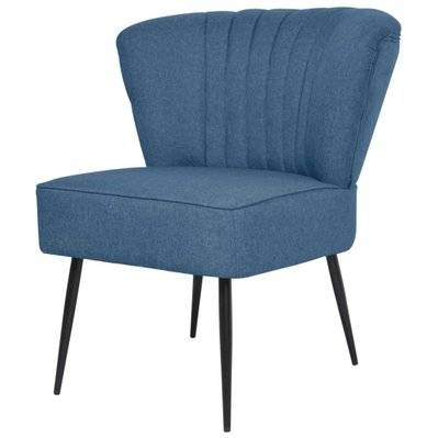 Fauteuil chaise siège lounge design club sofa salon de cocktail bleu 1102103/3 - 1102103/3 - 3000140721381