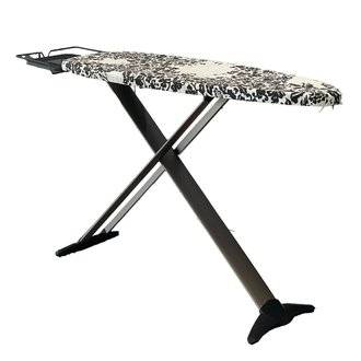 Table à repasser TIFFANY Noir Aluminium 130x47cm
