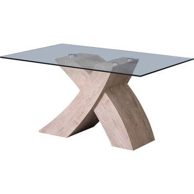 Table repas "Mona" 150 x 90 x 74 cm - Chêne - 99787 - 3700746467477