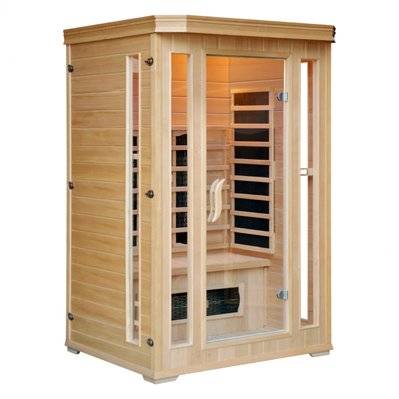 Sauna infrarouge chromothérapie luxe 2 places NARVIK - 1388 - 0045635123243