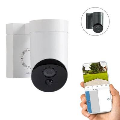 Outdoor Camera blanche - Caméra de surveillance extérieure wifi - 2401560 - 3660849542634