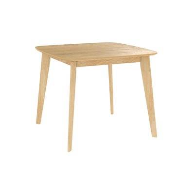 Table carrée Julio 4 personnes en bois clair 90 cm - 6444 - 3701324528573