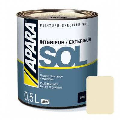 Peinture Sol Satin - APARA 0.5 litre Pierre (RAL 1015) - 106_289 - 3700070111152