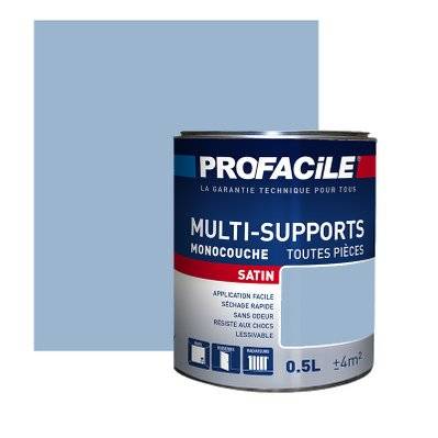 Peinture intérieure multi-supports, PROFACILE 0.5 litre Bleu Vintage - 140_1109 - 3700070116638