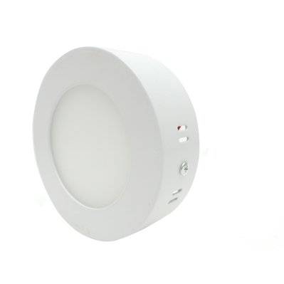 Plafonnier LED Rond 6W 220V - Blanc Froid 6000K - 8000K - SILAMP - PL0-6W _WH - 7426924036780