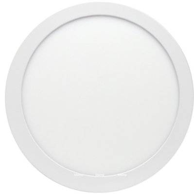 Plafonnier LED Rond 24W 220V - Blanc Froid 6000K - 8000K - SILAMP - P2-SAR24W_WH - 7426924036421