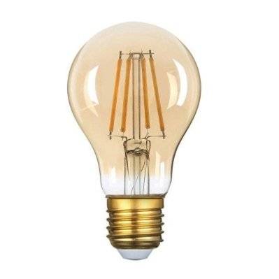 Ampoule LED E27 Filament Dimmable 8W A60 Classique - Blanc Chaud 2300K - 3500K - SILAMP - 1324_WW - 7426924082183