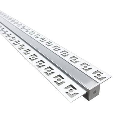 Profilé Aluminium encastrable 1m pour Ruban LED Couvercle Blanc Opaque - SILAMP - BARRA-9-1M - 7426924082787