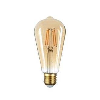 Ampoule LED E27 Filament 6W ST64 Edison - Blanc Chaud 2300K - 3500K