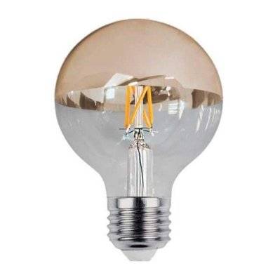 Ampoule LED E27 Filament 7W G95 Reflet Or - Blanc Chaud 2300K - 3500K - SILAMP - E27-1890_WW - 0712221369735