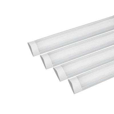 Réglette LED 60cm 18W (Pack de 4) - Blanc Neutre 4000K - 5500K - SILAMP - LOT4-P21-18W_CW - 7426924038913