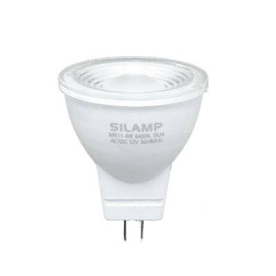 Ampoule LED GU4 / MR11 4W 12V - Blanc Froid 6000K - 8000K - SILAMP - MR11-12V-4W_WH - 0643845367671
