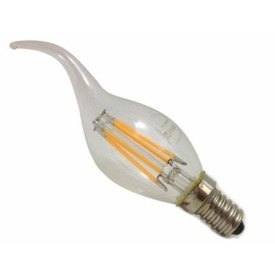 Ampoule LED E14 Flamme Filament 6W 220V 360° - Blanc Chaud 2300K - 3500K - SILAMP - L1-6W_WW - 8058180390024