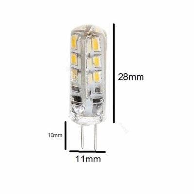 Ampoule LED G4 2W 12V SMD2835 24LED 360° (Pack de 10) - Blanc Froid 6000K - 8000K - SILAMP - PACK-G4-LED-2W_WH - 7426924040367