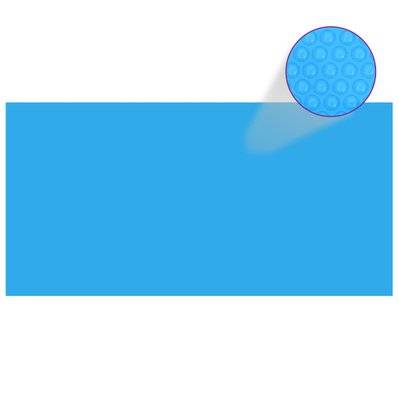 vidaXL Couverture de piscine Bleu 400 x 200 cm PE - 92148 - 8719883746173